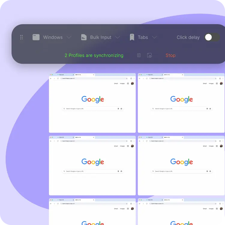 MoreLogin browser profile window synchronizer